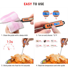 Carica l'immagine nel visualizzatore di Gallery, TempPro TP01S Kitchen Thermometer Digital Meat Thermometer
