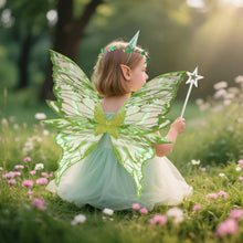 Carica l'immagine nel visualizzatore di Gallery, BUCOMTU Ali da Fata per Adulti e Bambini con Orecchie da Elfo Cerchietto da Fata e Bacchette di Fata a Stella per Feste 