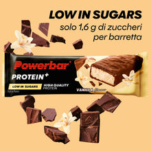 Carica l'immagine nel visualizzatore di Gallery, Powerbar - Protein Plus - Low Sugar - Vanilla - 30x35g - Barretta con solo 107 calorie - Barretta fitness con fibre