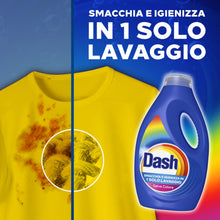 Carica l'immagine nel visualizzatore di Gallery, Dash Detersivo Liquido Lavatrice, 92 Lavaggi, Salva Colore, Rimuove Le Macchie, Igienizza, Brillantezza Per I Capi