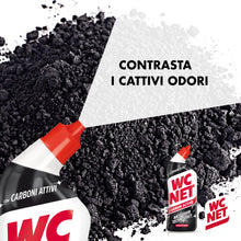 Carica l'immagine nel visualizzatore di Gallery, Wc Net – Carbon Active Anti-Odor, Detergente Liquido per WC con Carboni Attivi, Contrasta i Cattivi Odori del WC, 700ml 