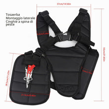 Carica l'immagine nel visualizzatore di Gallery, Cinghia Decespugliatore Regolabile Doppio Tracolla Decespugliatore Accessori Imbracatura Decespugliatore Nylon Tracolla 