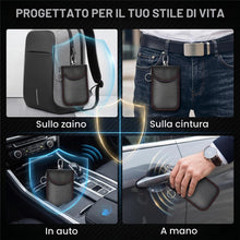 Carica l'immagine nel visualizzatore di Gallery, 2 Pezzi Custodia Faraday per Chiavi Auto, Portachiavi Auto Schermato con Protezione RFID e Segnale Keyless, Antifurto Au