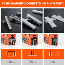 Carica l'immagine nel visualizzatore di Gallery, ValueMax - Spillatrice manuale multifunzione 3 in 1 con 3000 graffette, adatta per graffette n. 140, 28, 8, ideale per t