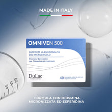 Carica l'immagine nel visualizzatore di Gallery, Dulac, Omniven 500 Integratore Diosmina ed Esperidina, 40 Compresse