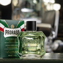 Carica l'immagine nel visualizzatore di Gallery, Proraso Lozione Dopobarba Rinfrescante, Dopobarba uomo, 3 x 100ml