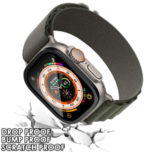 Carica l'immagine nel visualizzatore di Gallery, Proteggi Schermo per Apple Watch Ultra da 49mm, Cornice in Lega di Titanio Con Vetro Temperato 9h, Pellicola Protettiva 