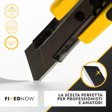 Carica l'immagine nel visualizzatore di Gallery, 3 x Taglierino Professionale 18mm con 16 Lame di Ricambio incluse