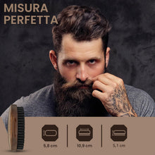 Carica l'immagine nel visualizzatore di Gallery, Striking Viking Spazzola Barba Setole Cinghiale – 11 cm, Marrone