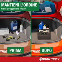 Carica l'immagine nel visualizzatore di Gallery, ATHLON TOOLS Organizzatore pieghevole per bagagliaio auto, scatola pieghevole per auto, borsa per auto, rinforzato e sta