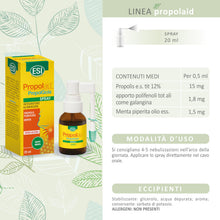 Carica l'immagine nel visualizzatore di Gallery, ESI - Propolaid Spray Gola alla Menta, Integratore Alimentare con Propolis, Favorisce il Benessere del Cavo Orale e dell