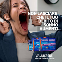 Carica l'immagine nel visualizzatore di Gallery, Valdispert Sonno Completo, 30 Compresse, Integratore Sonno con Melatonina