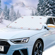 Carica l'immagine nel visualizzatore di Gallery, Copertura Parabrezza Invernale, Copertura Parabrezza - Auto Compatta | Protezione dal Gelo | 9 Fissaggi Magnetici | Cope