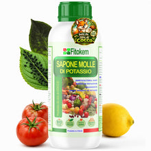 Carica l'immagine nel visualizzatore di Gallery, FITOKEM - Sapone Molle Potassico per Piante (1 Litro) Sapone Molle di Potassio per Piante, Insetticida ad Azione Abbatte