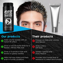 Carica l'immagine nel visualizzatore di Gallery, Cera in polvere per capelli uomo, Polvere Volumizzante Capelli, Superfici opache, 24 ore per mantenere tutto il giorno, 