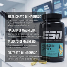 Carica l'immagine nel visualizzatore di Gallery, ESN Magnesium Complex, 90 capsule