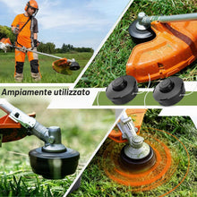 Carica l'immagine nel visualizzatore di Gallery, 2 Pezzi Testine Decespugliatore Universale M10 x 1,25, Testa a Doppio Filo per Decespugliatore, Universale Testina Filo 