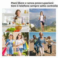 Carica l'immagine nel visualizzatore di Gallery, AOMYKE Magnetica Cover per iPhone 13 / iPhone 14 con Cordino, [Compatibile con MagSafe] Custodia con Laccio Collana Trac