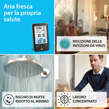 Carica l'immagine nel visualizzatore di Gallery, ADE Stazione meteo Digitale con Sensore Esterno Wireless | Qualita Aria Monitoraggio | Ventilazione Consigliata | Termom