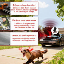 Carica l'immagine nel visualizzatore di Gallery, Ultrasuoni per Topi per Auto 12V – Repellente Ultrasuoni con Connessione Diretta alla Batteria dell'Auto e Funzionamento