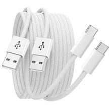 Carica l'immagine nel visualizzatore di Gallery, Cavo USB C [2metri 2Pezzi] 3.1A Cavo ricarica rapida type c per iphone