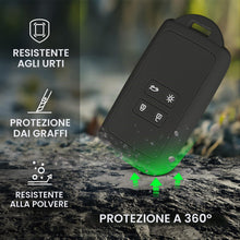 Carica l'immagine nel visualizzatore di Gallery, kwmobile Custodia Compatibile con Renault Smart Key 4 Tasti (Keyless Go) - Cover Chiavi Auto Protezione Copri Telecomand
