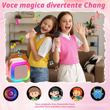 Carica l'immagine nel visualizzatore di Gallery, Chennyfun Macchina Karaoke con 2 Microfono, Karaoke Portatile Bambini