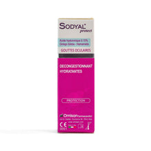Carica l'immagine nel visualizzatore di Gallery, Sodyal Protect - Decongestionante e Lubrificante. Gocce oculari con Acido ialuronico, Ginkgo biloba ed Hamamelis. Protez