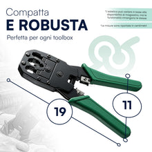 Carica l'immagine nel visualizzatore di Gallery, Tempo di Saldi Pinza Crimpatrice Rj45 RJ11 RJ12 Multifunzione 3-in-1 per Cavo di Rete Ethernet LAN, Strumento per Crimpa