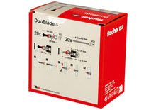 Carica l'immagine nel visualizzatore di Gallery, Fischer DuoBlade 20x Tasselli per Cartongesso con Vite, Autoforanti, Robusti e di Facile Montaggio, 545678
