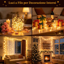 Carica l'immagine nel visualizzatore di Gallery, Hoteril Luci Albero di Natale, 23M 200 LED Luci Natale Esterno