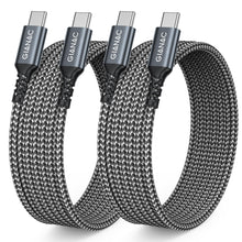 Carica l'immagine nel visualizzatore di Gallery, 100W Cavo USB C USB C [2Pezzi 2M] Cavo USB Type-C Rapida per iPhone 17/16