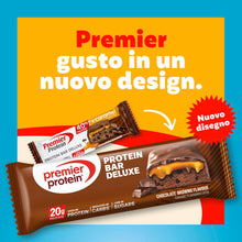 Carica l'immagine nel visualizzatore di Gallery, Premier Protein - Bar Deluxe 40% - Chocolate Brownie - 12x50g
