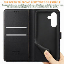 Carica l'immagine nel visualizzatore di Gallery, Ganbary Cover Compatibile con Samsung Galaxy A17/A18 4G/5G, Premium Pelle PU Flip Libro Custodia [Protezione Completa] [