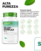 Carica l'immagine nel visualizzatore di Gallery, vit4ever Selenio 3-fold complex - 365 compresse da 200 µg ciascuna