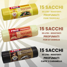 Carica l'immagine nel visualizzatore di Gallery, FRIO 90 Sacchetti Spazzatura 30 L Profumati 6 Aromi 52x58 cm