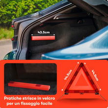 Carica l'immagine nel visualizzatore di Gallery, PURAHELP Triangolo di Avvertimento per Auto Pieghevole [Norma ECE R27]