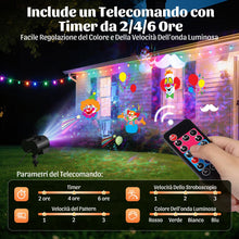 Carica l'immagine nel visualizzatore di Gallery, OUSFOT Proiettore Halloween 16 Diapositive, con Telecomando