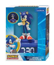 Carica l'immagine nel visualizzatore di Gallery, Lexibook, Sonic The Hedgehog, Sveglia con Luce Notturna di Sonic, Suoni e Melodie, Schermo LCD Retroilluminato, Luminoso