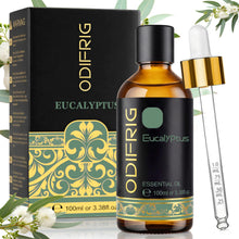 Carica l'immagine nel visualizzatore di Gallery, Olio Essenziale di Eucalipto 100 ml, Essenza Naturale per Diffusore di Aromi, Aromaterapia, Umidificatore e Massaggi, Ar