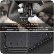 Carica l'immagine nel visualizzatore di Gallery, Ganbary Cover compatibile con Samsung Galaxy A22 5G (Non per A22 4G), Premium Pelle PU Portafoglio Flip Libro Custodia p