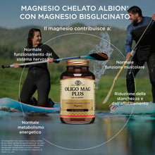 Carica l'immagine nel visualizzatore di Gallery, Solgar Oligo Mag Plus 100 Tavolette Magnesio Bisglicinato chelato Albion