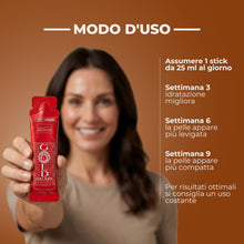 Carica l'immagine nel visualizzatore di Gallery, GOLD COLLAGEN Forte Liquid - 8.000mg Collagene Marino, 10 Stick