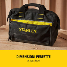 Carica l'immagine nel visualizzatore di Gallery, STANLEY 1-93-330 Borsa portautensili 30 x 25 x 13 cm con base rigida