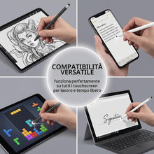 Carica l'immagine nel visualizzatore di Gallery, 2 Pezzi Penna per Tablet Universale, Pennino Touch Screen in Silicone ad Alta Sensibilità per, e, Stilo Capacitiva 14.3c