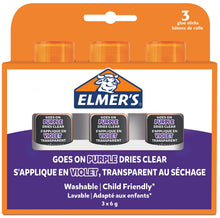 Carica l'immagine nel visualizzatore di Gallery, Elmer’s - Stick di colla viola a scomparsa, diventa trasparente quando si asciuga, ideale per scuola e progetti artigian