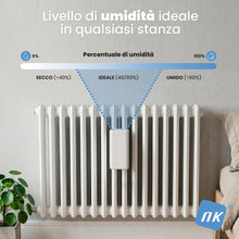 Carica l'immagine nel visualizzatore di Gallery, NK Umidificatore per Radiatore Ceramica Bianco - Set 4 Dolomite Gancio