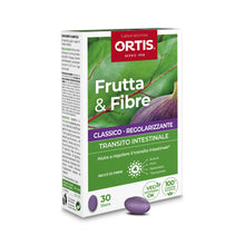 Carica l'immagine nel visualizzatore di Gallery, ORTIS Frutta&amp;Fibre Classico 30 Compresse - Transito - Fibre di Acacia e Tamarindo