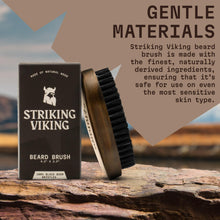 Carica l'immagine nel visualizzatore di Gallery, Striking Viking Spazzola Barba Setole Cinghiale – 11 cm, Marrone