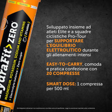 Carica l'immagine nel visualizzatore di Gallery, NAMEDSPORT HydraFit> ZERO, Compresse effervescenti a base di elettroliti e vitamine, senza zuccheri aggiunti e senza cal